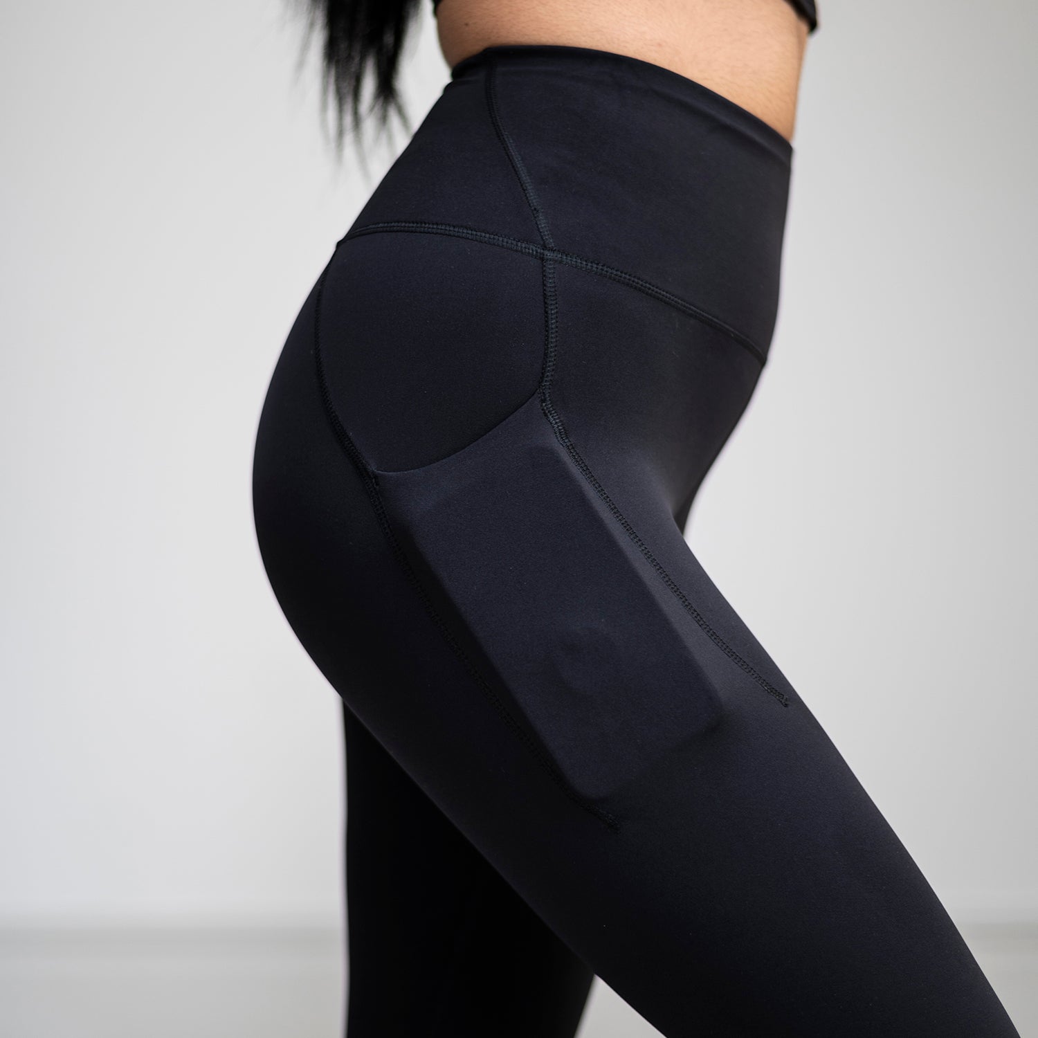 black gym leggings
