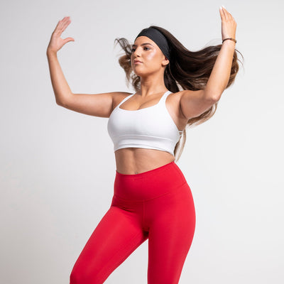 Activewear Red Color Leggings