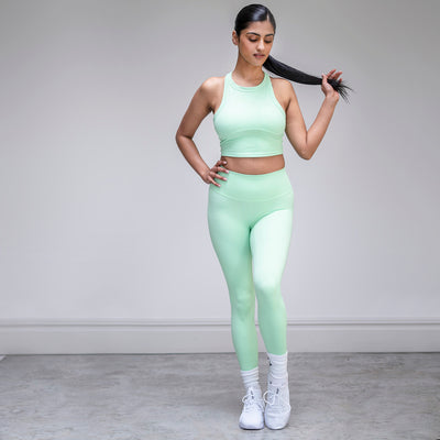 Second skin mint green leggings