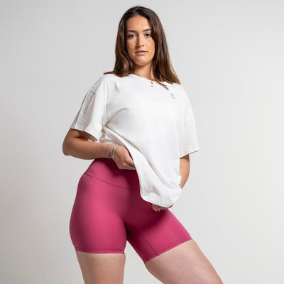 Pink fitness shorts