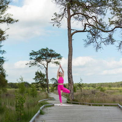 Pink Yoga Sports Bra JC London