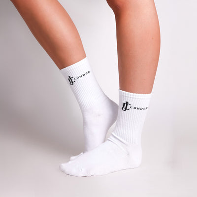 JC London sport socks white