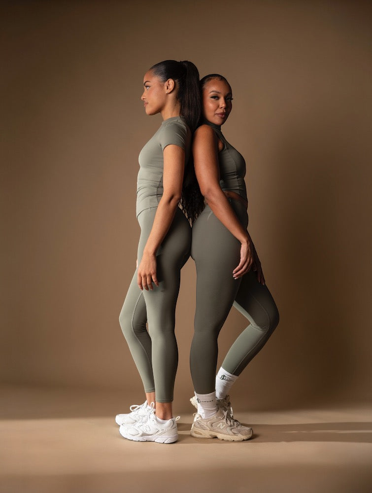 green second skin leggings