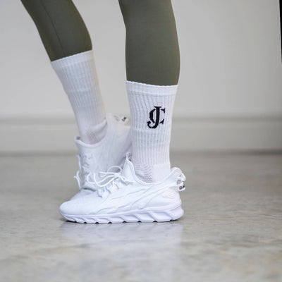 White Crew Socks 1 Pair - JC London