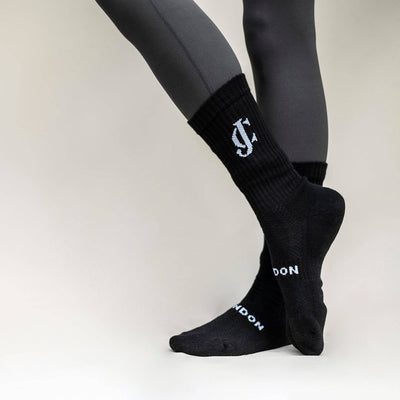 Black Crew Socks 1 Pair - JC London