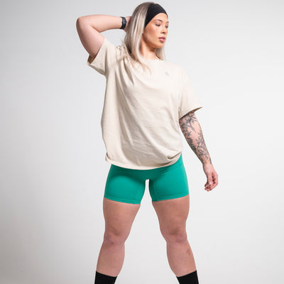 Women Gym Shorts Green