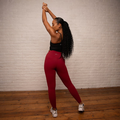 JC London Burgundy Leggings