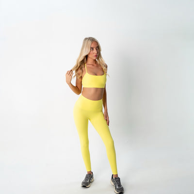 Yoga sports bra Yellow