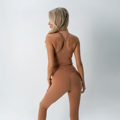 Sports vest womens Mocha Mousse
