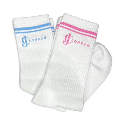 Women Throwback Sock pink Striped