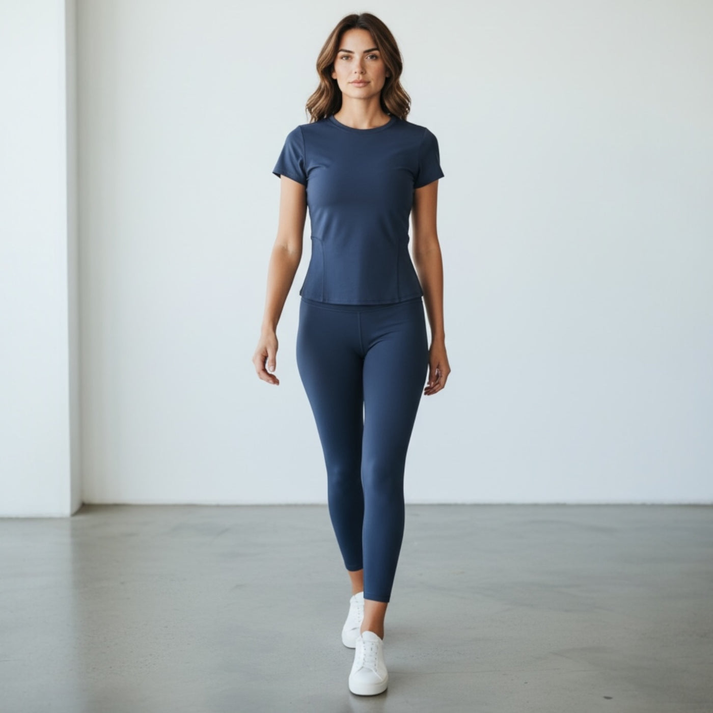 Second Skin Tee Navy Blue