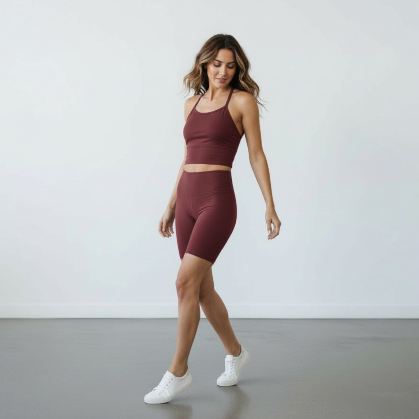 Sports vest womens Burgundy