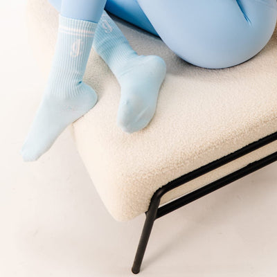 Blue women’s sports socks